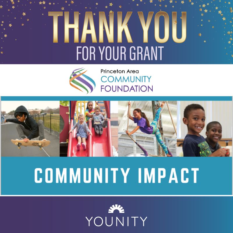 Younity Receives $50,000 Impact Grant from Princeton Area Community Foundation